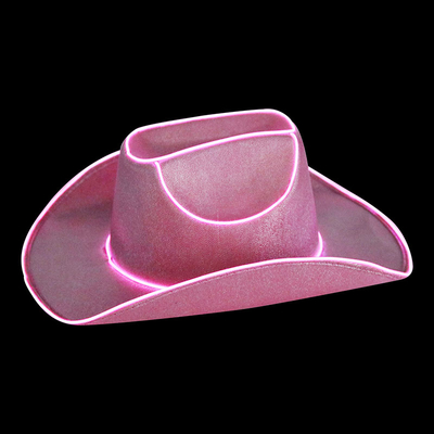 Light Up Cowgirl Hat - Pink - Everything Party Supplies