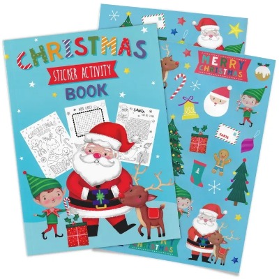 Xmas Sticker Activity Book - Everything Party Supplies